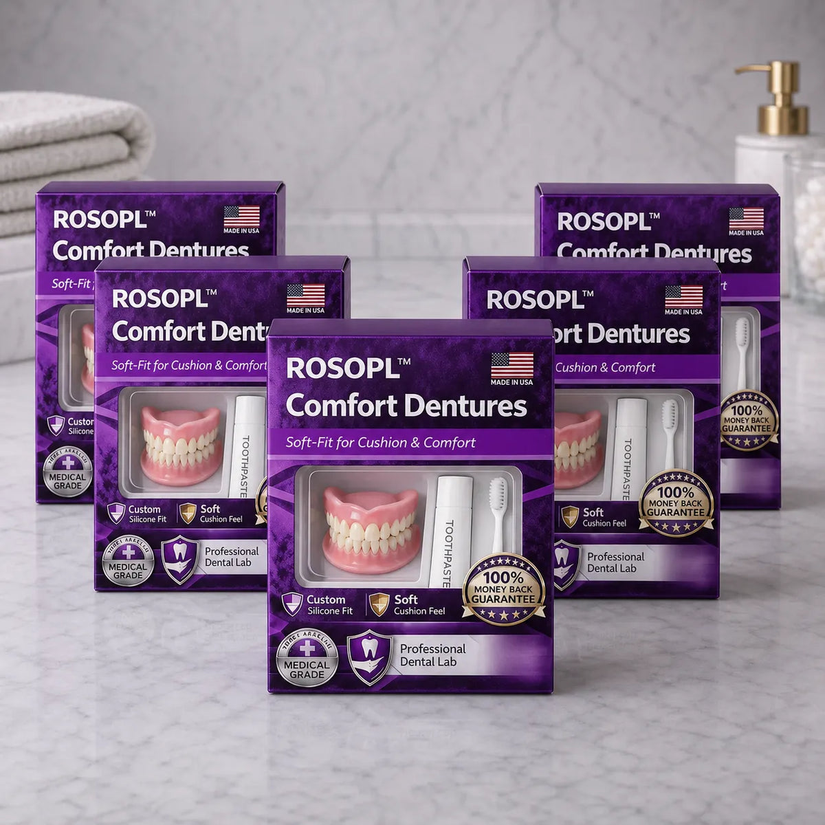 🌎 ROSOPLTM Custom-Fit Dentures ⏰ ENDS TODAY • 70% OFF | Smile with Confidence