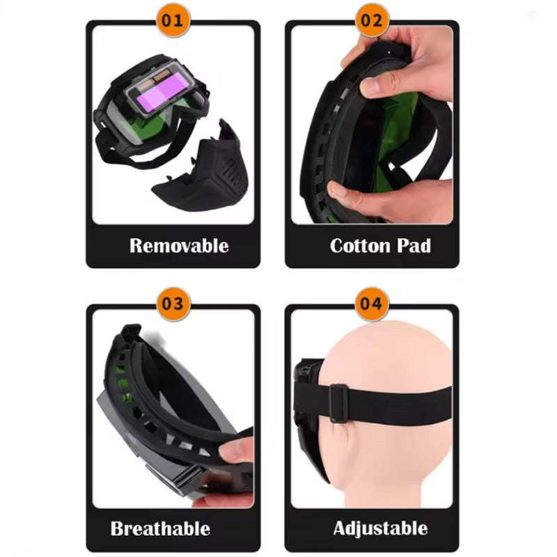 ⚡Flash Sale: 50% OFF!🔥Auto-Darkening Welding Helmet for Eye Safety